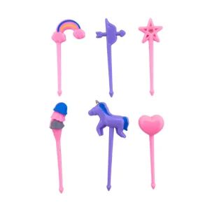 Mum Made Yum - Food Picks - Unicorn (6 Pieces)