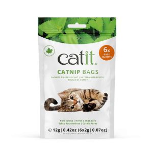 44775-Catit-Catnip-Bags-6-Pack-Packaging-Image-Front-INT-1.jpgv1758902955 Herbe à chat pure en sachets - Catit
