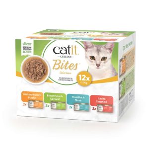 Multipack Bouchées pour chat - 12 x 75g - Catit Cuisine