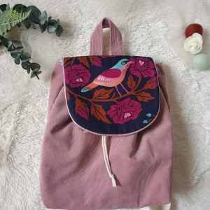 Sac à dos maternelle rabat imprimé, personnalisable