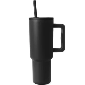 Mug Isotherme avec Paille - Gourde 1.2L Sans BPA Facile à Laver