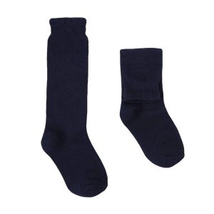 a50f2311cd1ca93cbfad8246e676a161a0a10aa07ae3256cca3b8512da842558.jpgv1736623204 Mid-school socks in navy color