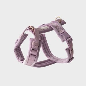 furlou-harnais-pour-chien-velvet-velours-lilac-mauve.jpgv1752593276 HARNAIS EN VELOURS EN H POUR CHIEN - MAUVE PARME "LILAC VELVET"