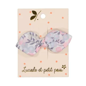 Luciole - Barrette mini lapin - Liberty Wiltshire Jacinthe rose