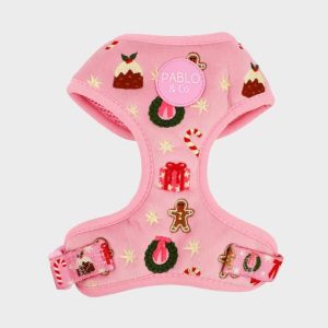 pablo-and-co-harnais-chien-velours-merry-bright.jpgv1763212443 HARNAIS DE NOËL POUR CHIEN EN VELOURS - MERRY & BRIGHT 🎁🎄