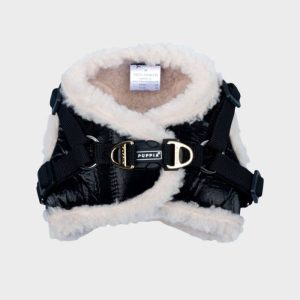 puppia-harnais-chien-veste-hiver-winterstride.jpgv1756996448 HARNAIS VESTE POUR CHIEN (ET CHAT) FOURRURE - SHERPA N&B "WINTERSTRIDE"