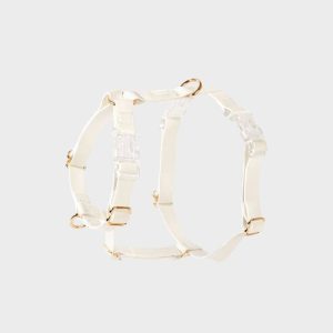 shop-sunny-tails-harnais-pour-chien-waterproof-blanc.jpgv1750862452 HARNAIS POUR CHIEN WATERPROOF - BLANC *BOUCLES TRANSPARENTES*