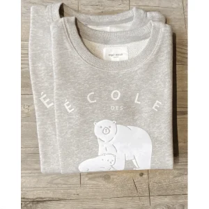 Sweat Adulte gris - Le grand Ours
